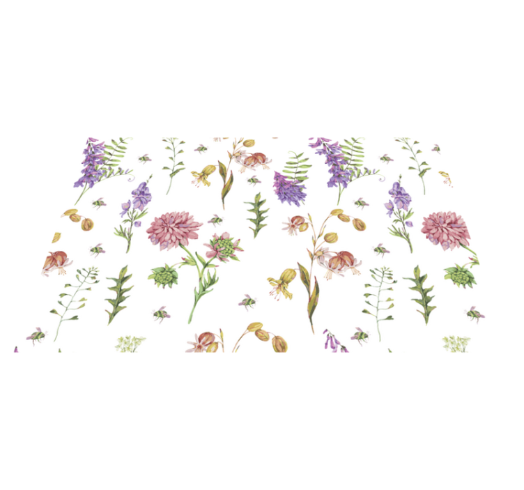Original placemat floral botanical design - TenStickers