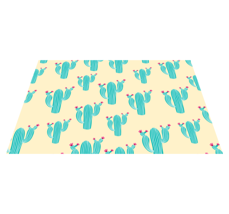 Original placemat cactus pattern joy - TenStickers