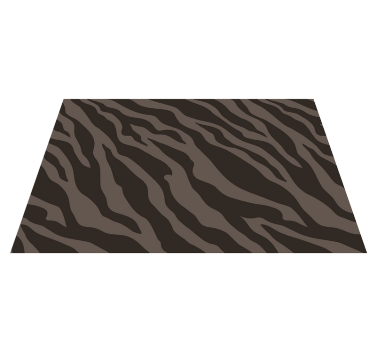 Zebra striped surface placemat - TenStickers