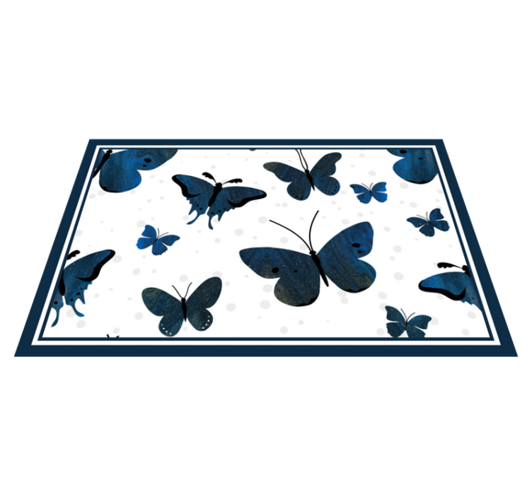 Original placemat butterfly pattern design - TenStickers