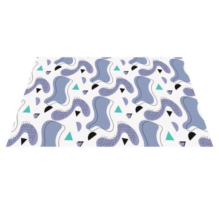 Modern placemat with abstract organic shapes - TenStickers