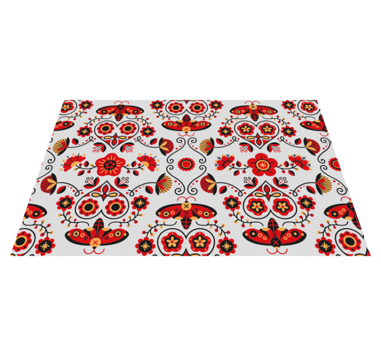 Original placemat lively floral arrangement - TenStickers