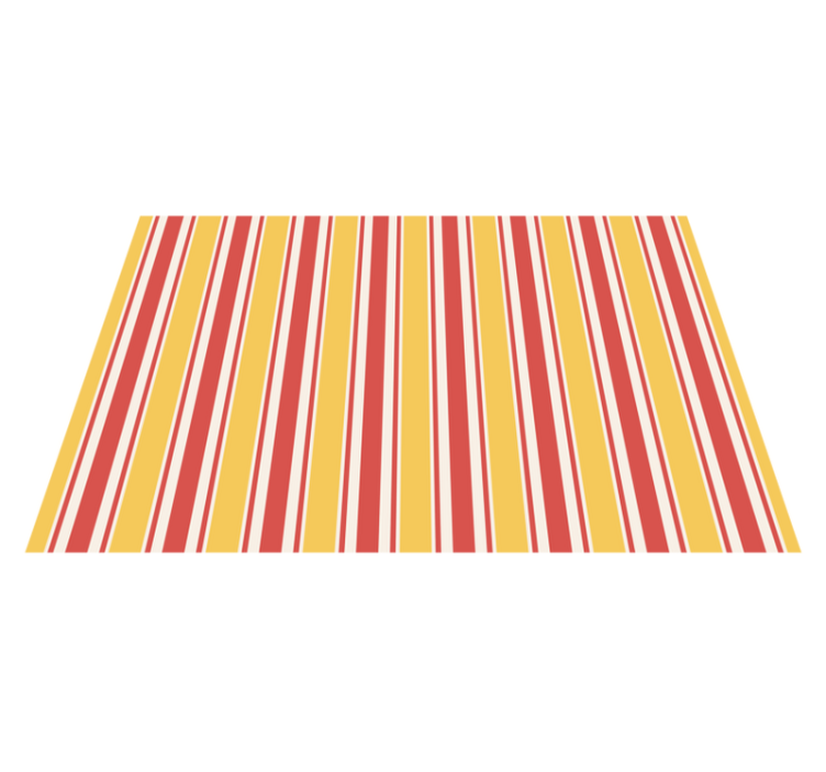 Children placemat colorful striped design - TenStickers