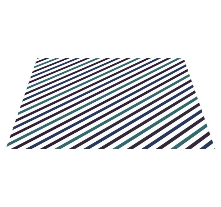 Striped color scheme placemat - TenStickers