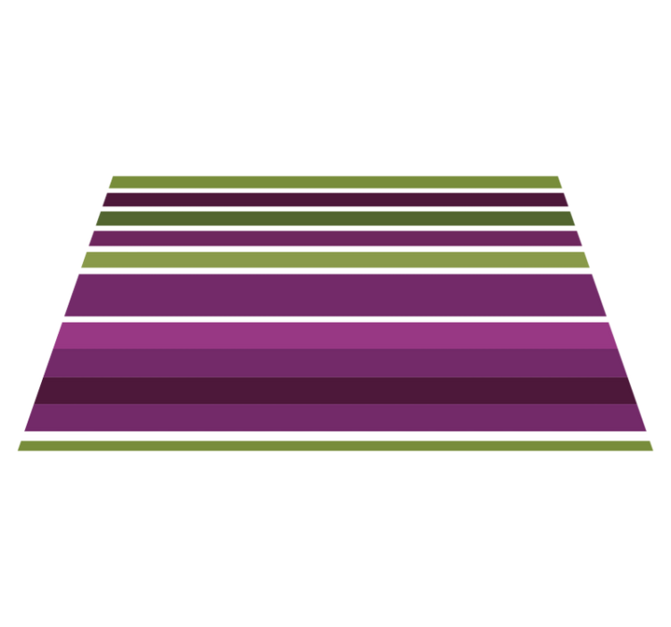 Striped color palette placemat - TenStickers