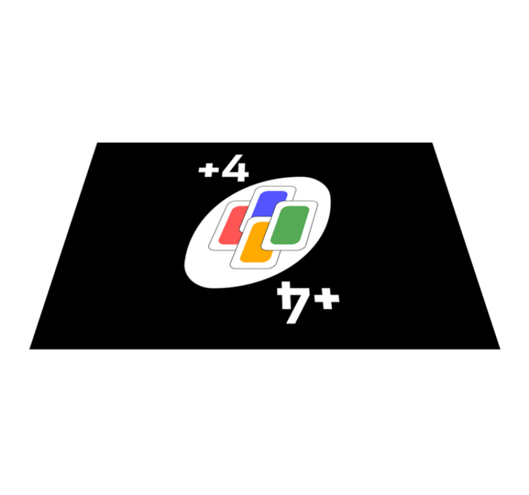 UNO color cards designs   original placemats - TenStickers