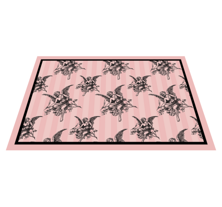 Modern placemat with angelic cherubs design - TenStickers
