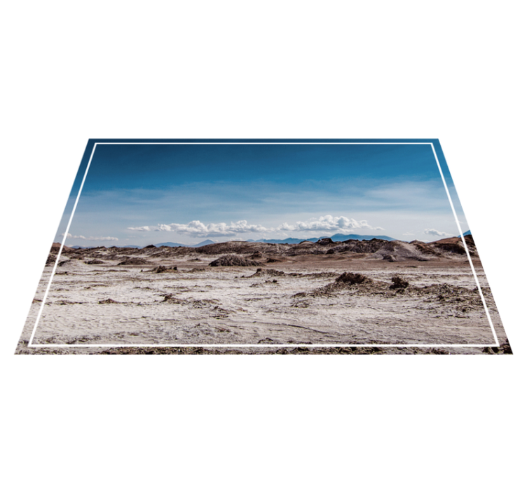 Modern placemat desert landscape design - TenStickers