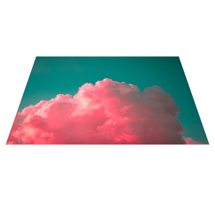 Modern placemat in pink cloud blush - TenStickers