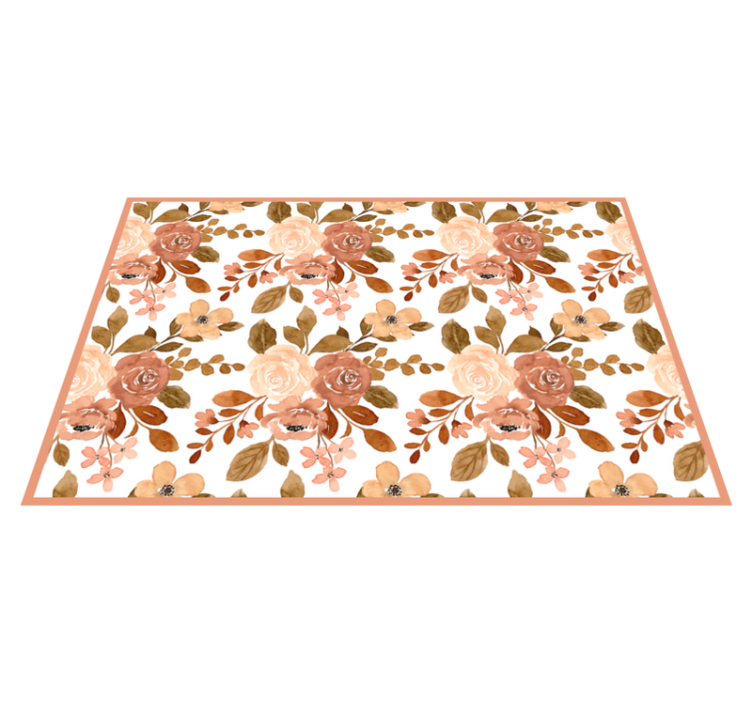 Original placemat floral patterned table setting - TenStickers