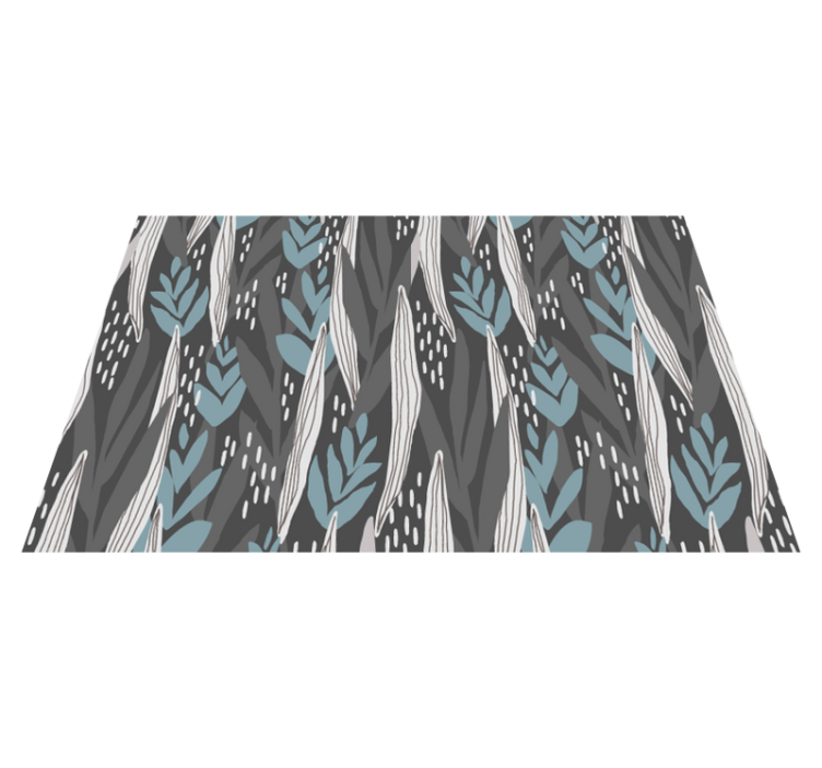 Floral gray aquarella elegant placemats - TenStickers