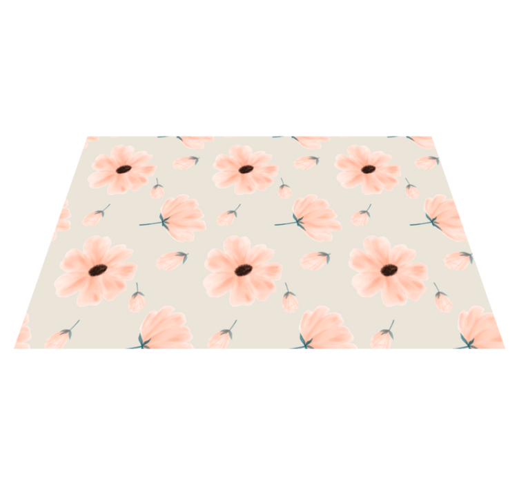 Original placemat floral inspired table setting - TenStickers