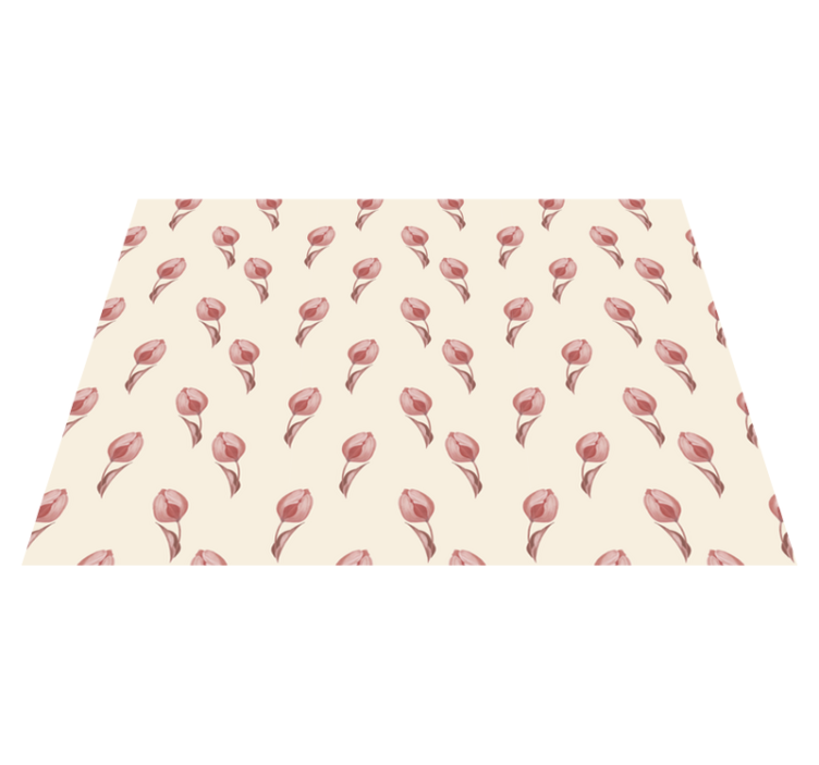 Original placemat with delicate floral design - TenStickers