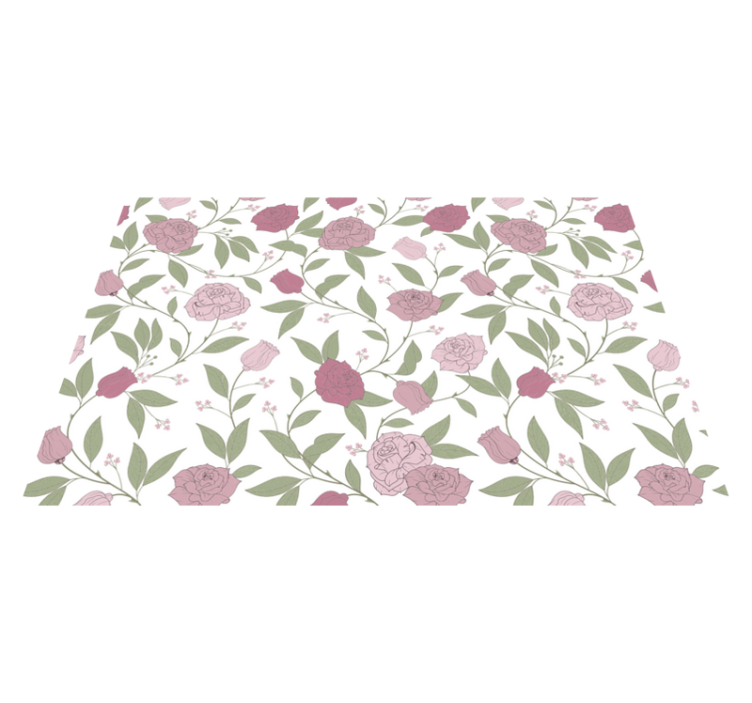 Original placemat floral elegant design - TenStickers