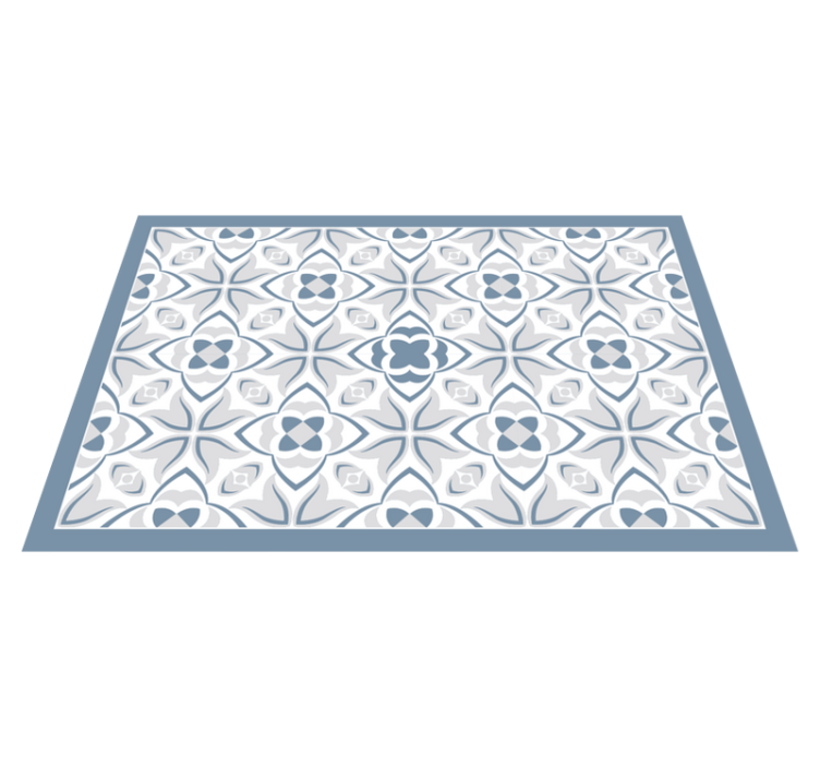 Intricate floral design placemat - TenStickers