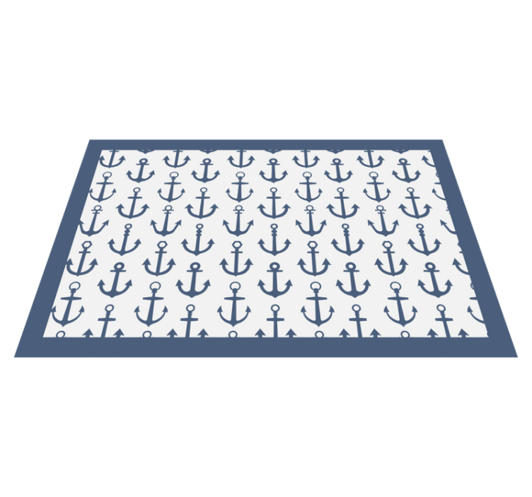 Original placemat with anchor pattern design - TenStickers
