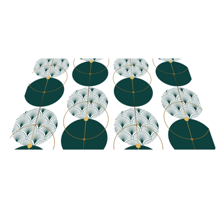 Elegant placemat with stylish geometric design - TenStickers