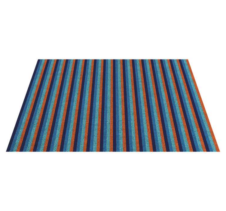 Vibrant striped pattern placemat - TenStickers