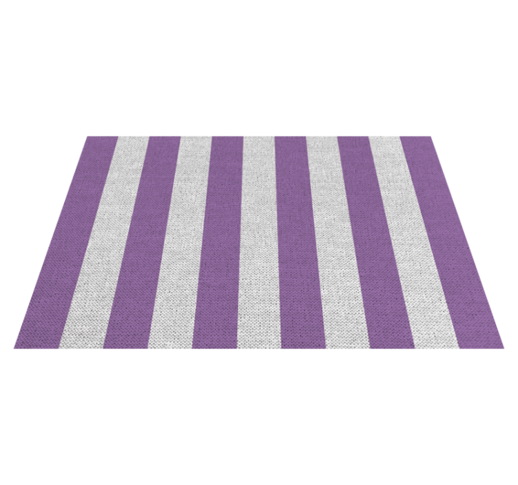 Placemat purple striped surface - TenStickers
