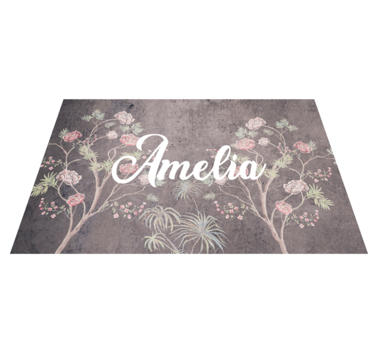 Vintage style rose tree original placemats - TenStickers