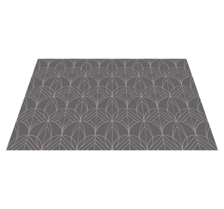 Geometric pattern contemporary style placemats - TenStickers