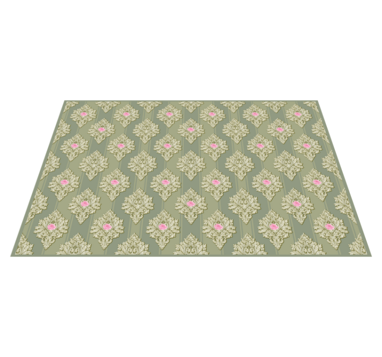 Elegant placemat with floral motif elegance - TenStickers