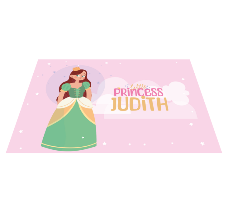 Little princess Personalised placemats - TenStickers