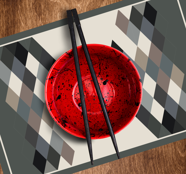 Geometric Pattern Surface modern placemat - TenStickers