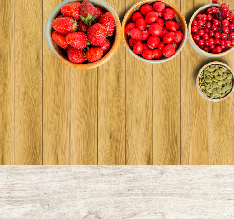 Realistic wood texture  original placemats - TenStickers