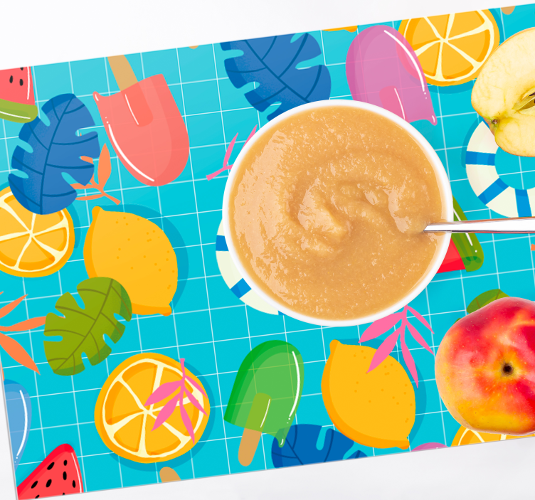 Sea and Beach Elements original placemats - TenStickers
