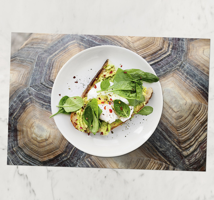 Turtle shell turtle placemats - TenStickers