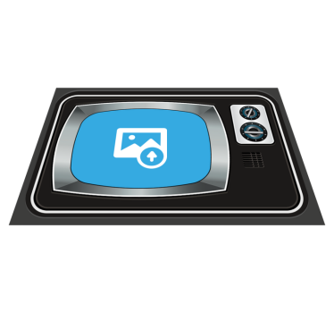 TV customisable photo original vinyl placemats - TenStickers