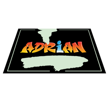 Your name's graffiti letter Personalised table mats - TenStickers