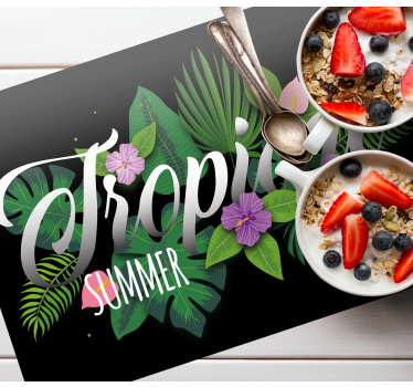 Original placemat tropical summer feel - TenStickers