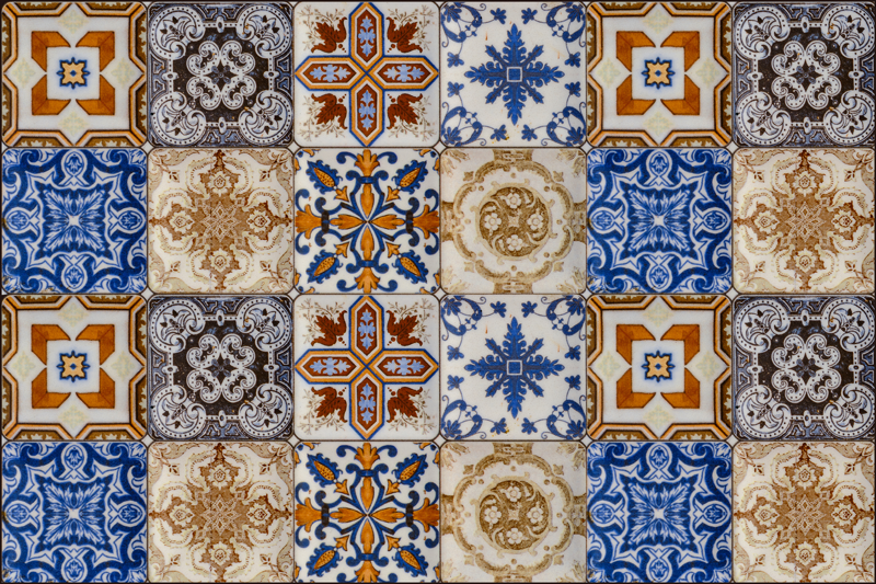 Multicolor hydraulics original placemat - TenStickers