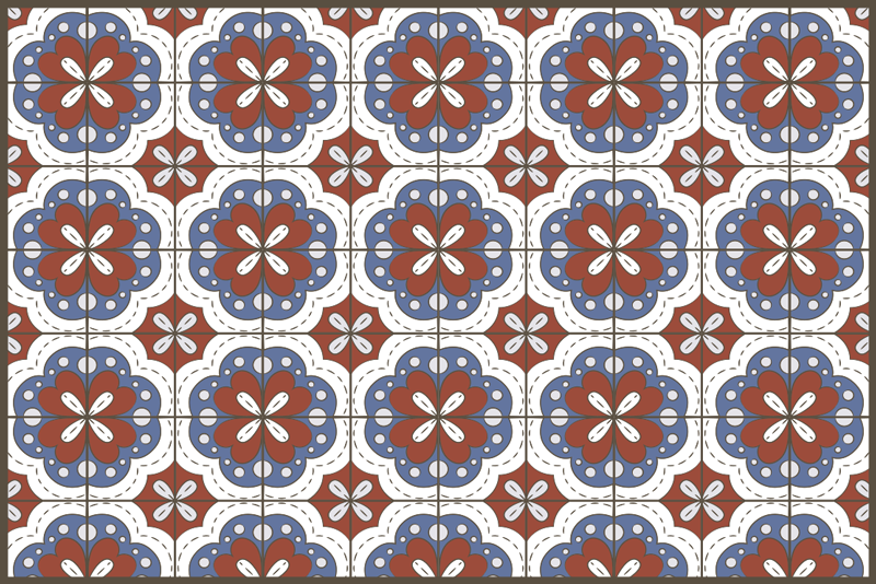 Red Hydraulics original placemat - TenStickers