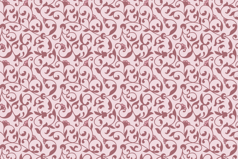 Pink ramifications floral placemats - TenStickers