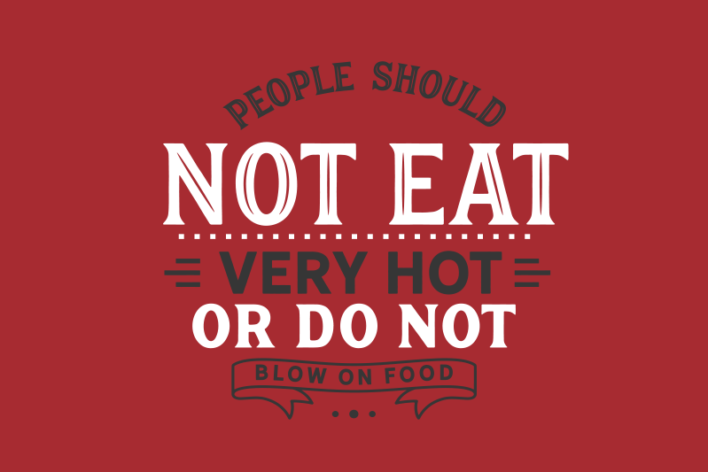 NOT EAT restaurant placemats - TenStickers