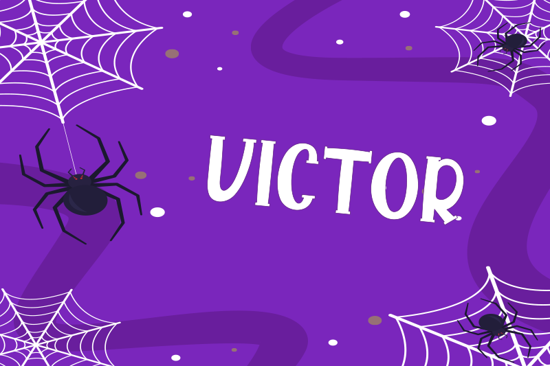 Halloween placemat spooky spider webs - TenStickers