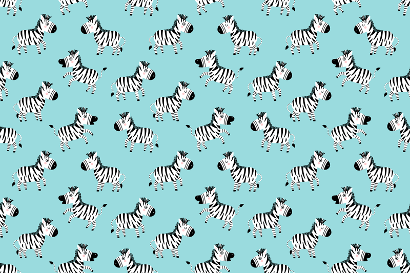 Original placemat with zebra pattern design - TenStickers