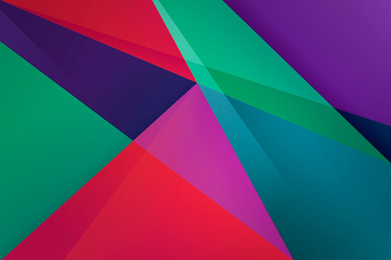 Modern placemat with geometric colorful design - TenStickers