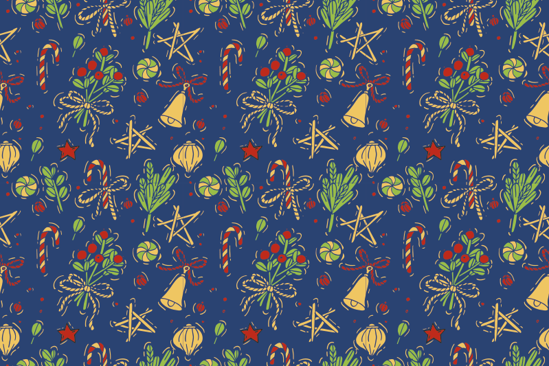 Christmas placemat for festive table decor - TenStickers