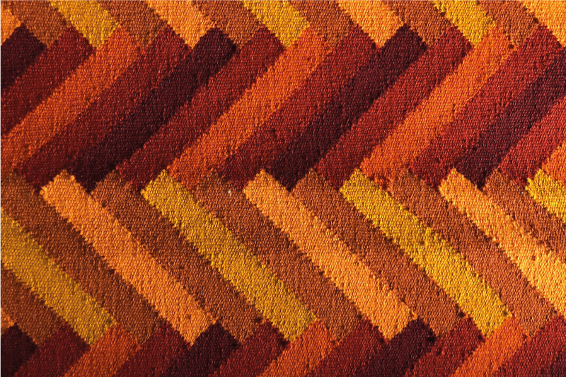 Vibrant geometric motif placemat - TenStickers