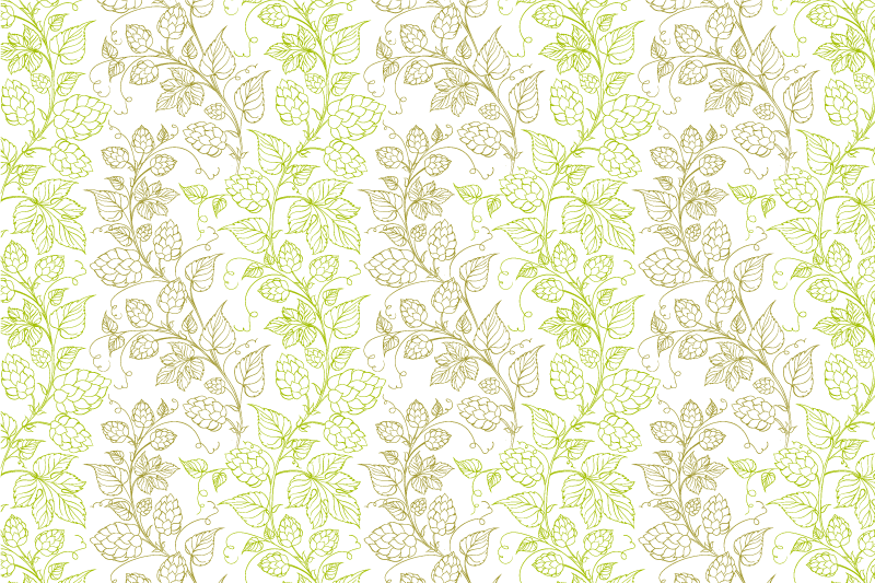 Botanical leaf motif placemat - TenStickers
