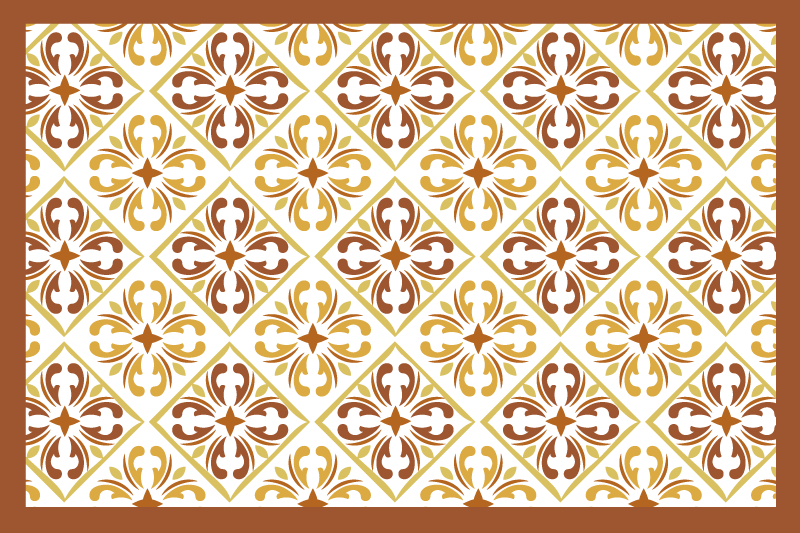 Placemat elegant geometric design - TenStickers