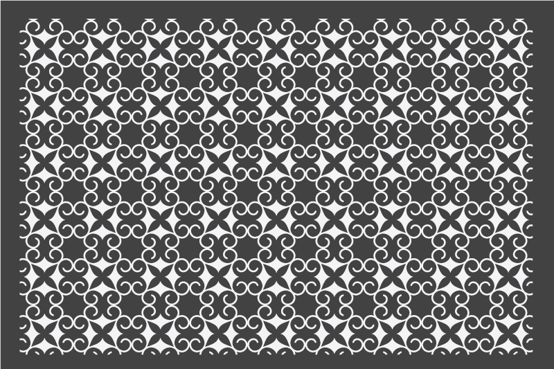 Placemat elegant patterned mat - TenStickers