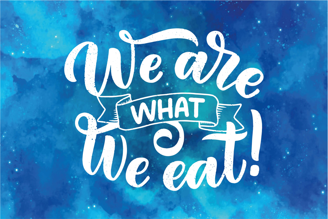 We are what we eat home placemats - TenStickers