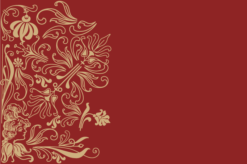 Elegant placemat with graceful floral touches - TenStickers