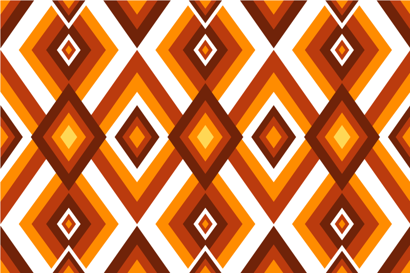 Original placemat geometric diamond design - TenStickers