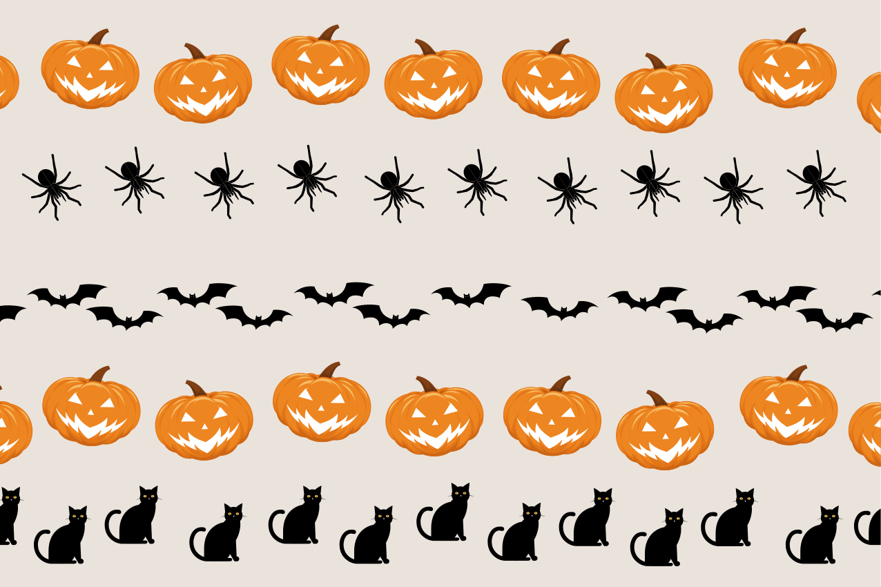 Halloween animals Halloween placemats - TenStickers